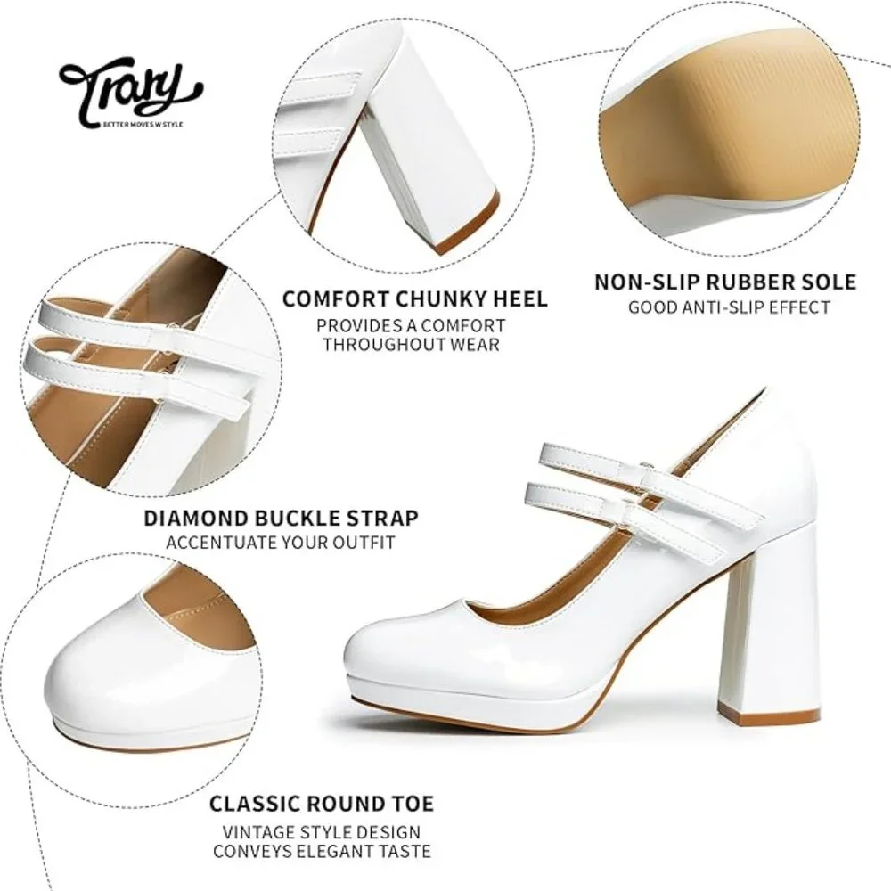 Trary platform mary jane heels